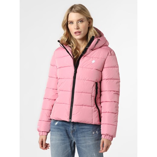 Superdry - Damska kurtka pikowana, różowy Superdry M vangraaf