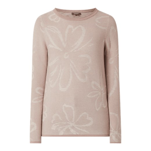 Sweter z kwiatowym wzorem Montego XL Peek&Cloppenburg 