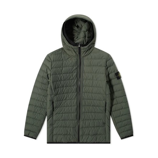 O-Cotton/R-Nylon Tela Mid Length Hooded Jacket Stone Island XL showroom.pl