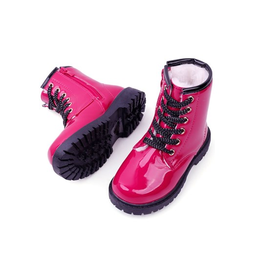 Buty zimowe dziecięce Yourshoes różowe 