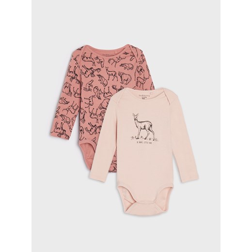 Sinsay odzież dla niemowląt różowa dziewczęca 