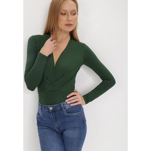 Zielone Body Candletree S Born2be Odzież