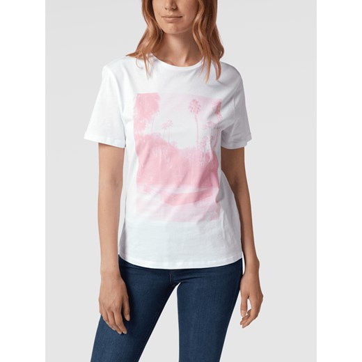 T-shirt z czystej bawełny ekologicznej z nadrukiem z motywem L Peek&Cloppenburg 