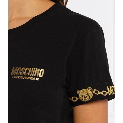 Bluzka damska Moschino z krótkimi rękawami 