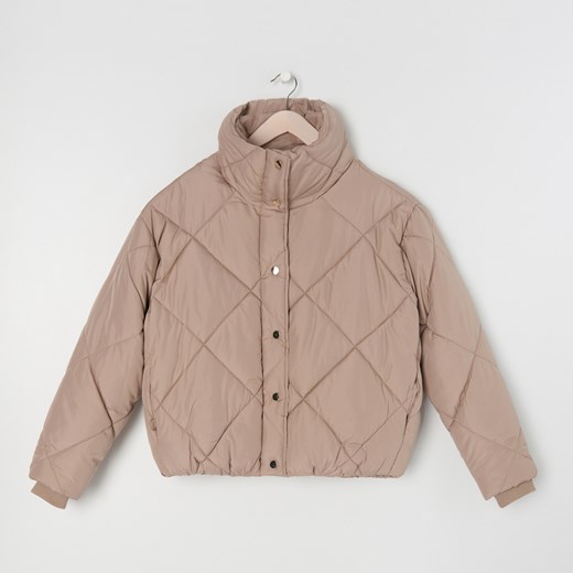 Sinsay - Pikowana kurtka - Beżowy Sinsay L Sinsay