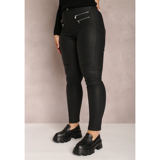 Czarne Spodnie Slim Panadina Renee L Renee odzież