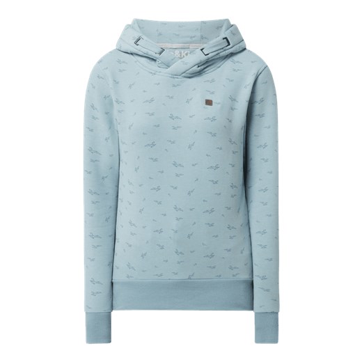 Bluza z kapturem ze wzorem na całej powierzchni model ‘Sarina’ S Peek&Cloppenburg