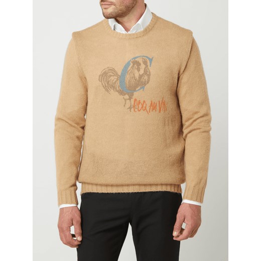 Sweter z dodatkiem wełny z alpaki model ‘Beau’ Cg - Club Of Gents M promocyjna cena Peek&Cloppenburg 
