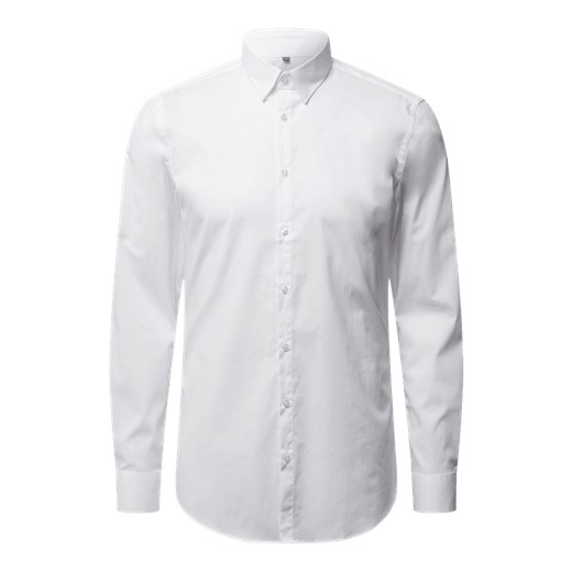 Koszula biznesowa o kroju super slim fit z popeliny z kołnierzykiem under typu button down Jake*s 39/40 Peek&Cloppenburg 