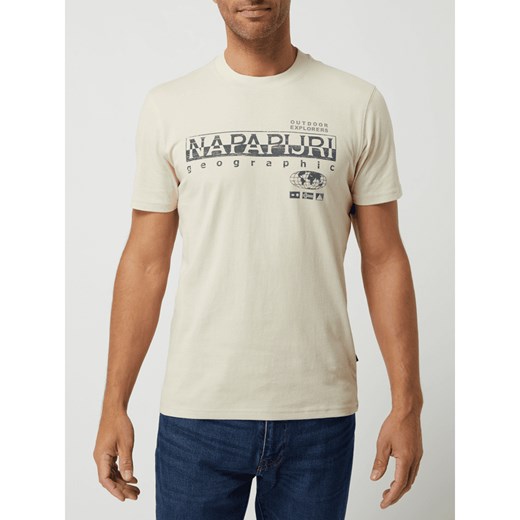 T-shirt z nadrukiem z logo Napapijri XL Peek&Cloppenburg 