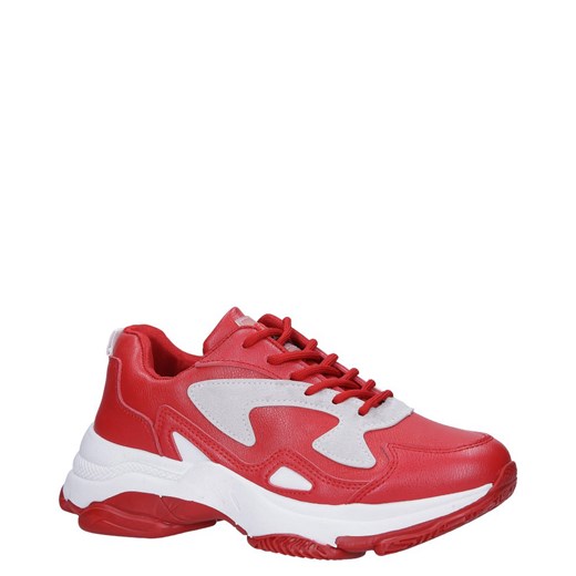 Czerwone buty sportowe sneakersy sznurowane Casu DS13003 Casu 41 wyprzedaż Casu.pl