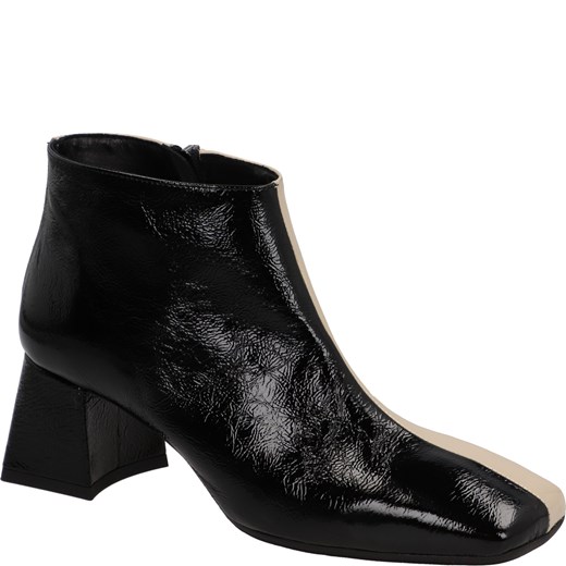 VENEZIA Dwukolorowe botki - 3354 NAPL NER-MI Venezia 36 Venezia