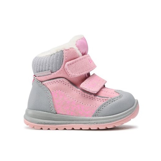 Buty zimowe dziecięce różowe Twisty kozaki 