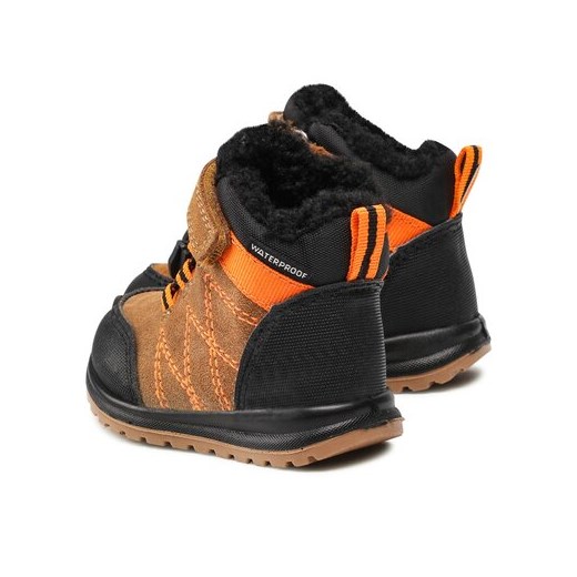 Twisty buty zimowe dziecięce brązowe