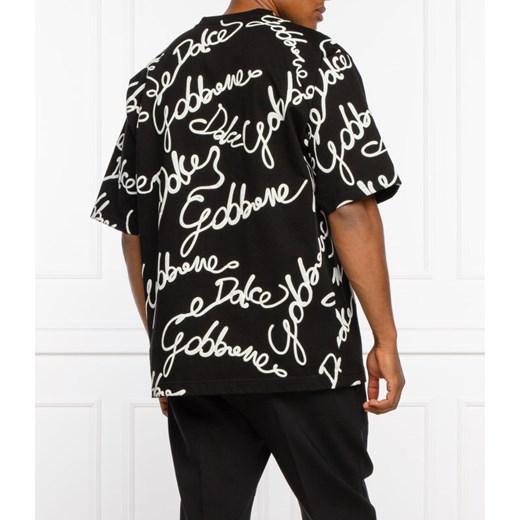 T-shirt męski Dolce Gabbana w stylu młodzieżowym 