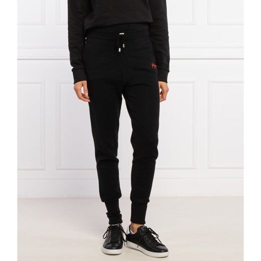 HUGO Wełniane spodnie dresowe Sajita | Regular Fit M Gomez Fashion Store