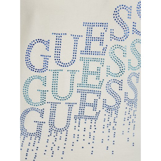 Guess Claudine Sweter Biały Guess XS BIBLOO okazyjna cena