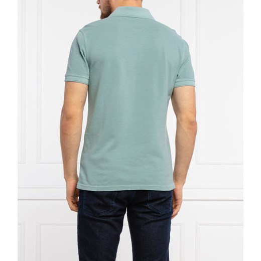 T-shirt męski BOSS HUGO zielony z krótkimi rękawami 