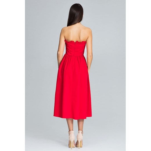 Sukienka czerwona Figl bez rękawów 