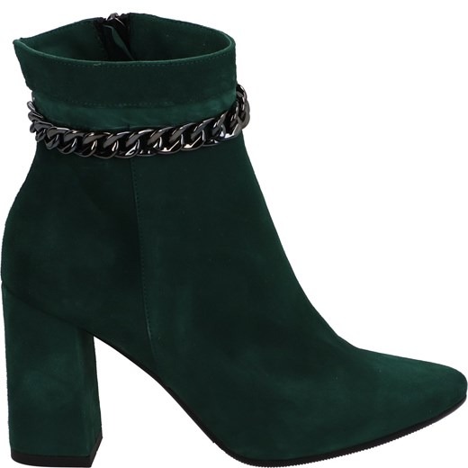 VENEZIA Zamszowe botki - 2203 CAMO VERDE Venezia 41 Venezia