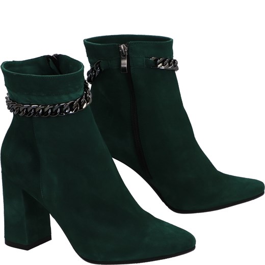 VENEZIA Zamszowe botki - 2203 CAMO VERDE Venezia 36 Venezia