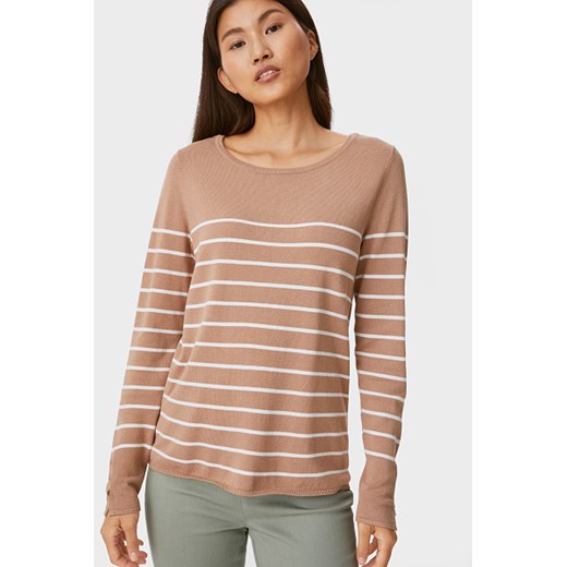 C&A Sweter-w paski, Niebieski, Rozmiar: XS Yessica L C&A