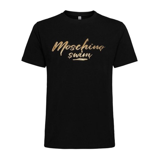 MOSCHINO luksusowy męski t-shirt GOLD -40% Moschino M EITALIA okazja