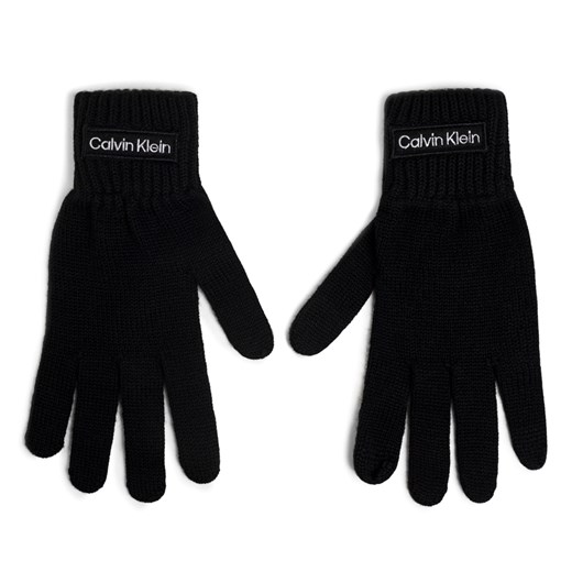 Calvin Klein Felt Patch Knitted Gloves K50K507424BAX Calvin Klein OneSize Distance.pl