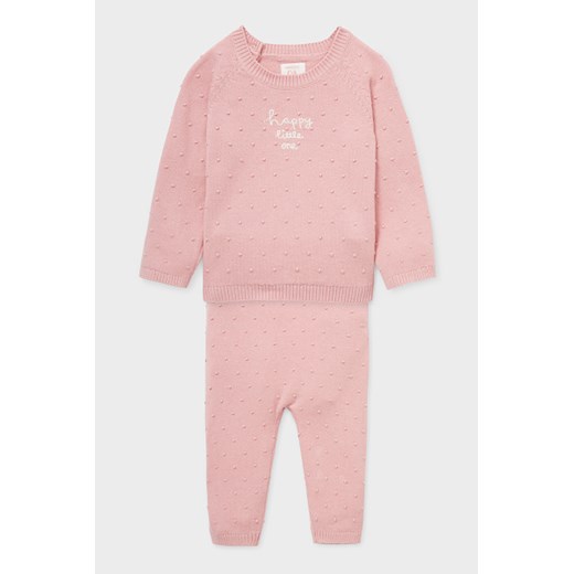 Odzież dla niemowląt różowa C&A 