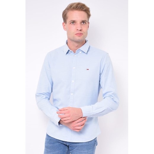 KOSZULA MĘSKA TOMMY JEANS NIEBIESKA Tommy Hilfiger M wyprzedaż Royal Shop