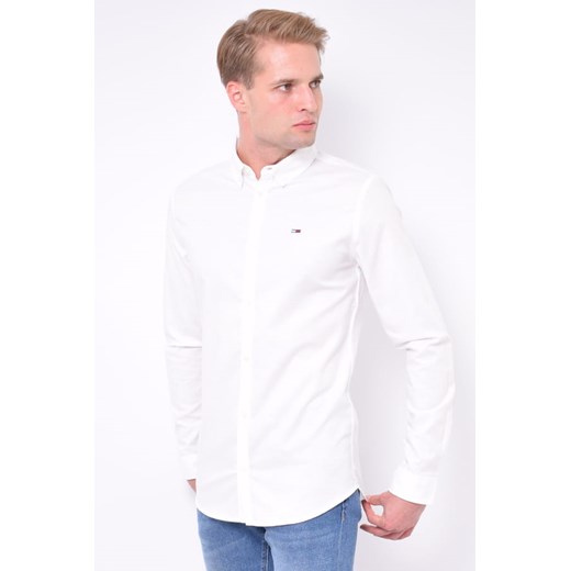 BIAŁA KOSZULA MĘSKA TOMMY JEANS DM0DM06562 BIAŁA OXFORD (XXL) Tommy Hilfiger XXL Royal Shop okazyjna cena
