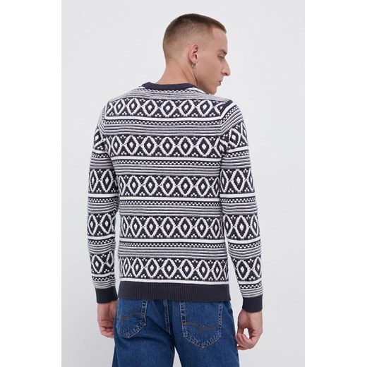 Sweter męski Produkt By Jack & Jones granatowy 