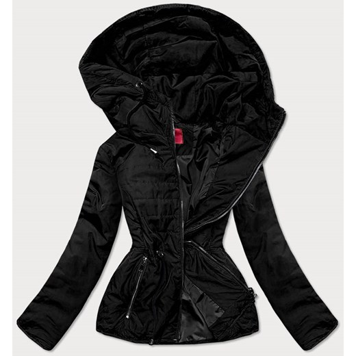Pikowana przejściowa kurtka damska czarna (m168) ze sklepu goodlookin.pl w kategorii Kurtki damskie - zdjęcie 122261775