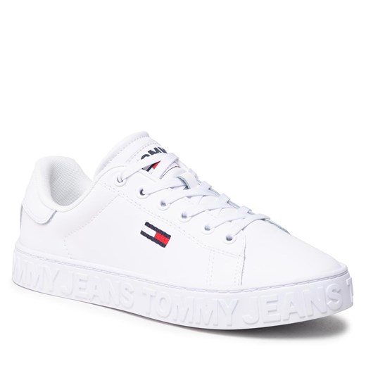 Sneakersy TOMMY JEANS - Cool Tommy Jeans Sneaker EN0EN01616 White YBR Tommy Jeans 36 eobuwie.pl