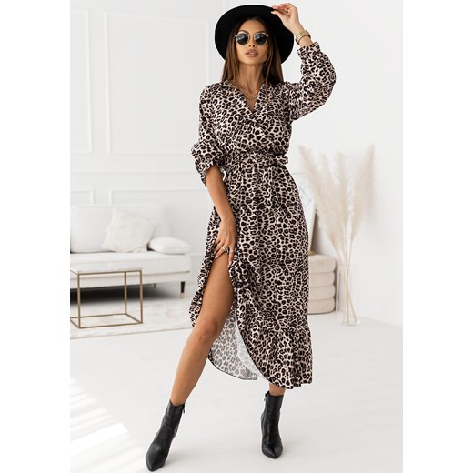 Sukienka Antonina - we wzory 2 Latika Uniwersalny Butik Latika