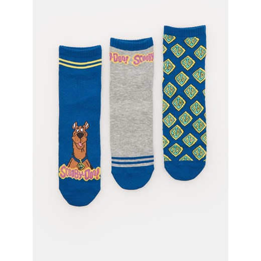 Sinsay - Skarpetki Scooby Doo 3 pack - Granatowy Sinsay 39-42 Sinsay