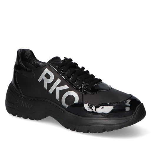 Czarne Sneakersy Ryłko 0ERK8 Damskie 0ERK8 4RLF ze sklepu Arturo-obuwie w kategorii Buty sportowe damskie - zdjęcie 122319869
