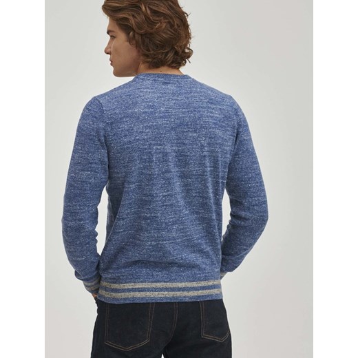 Sweter męski niebieski Gap bawełniany 
