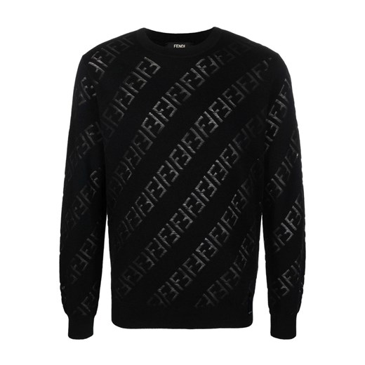 Knitted sweater with FF monogram Fendi 54 IT showroom.pl