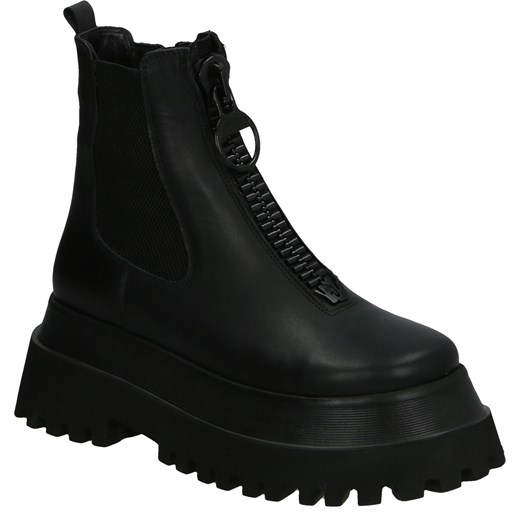 VENEZIA Botki z suwakiem - 05932006 BLACK Venezia 37 okazyjna cena Venezia