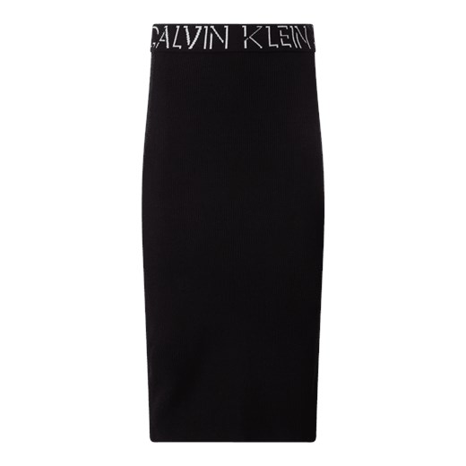 Spódnica Calvin Klein midi z wiskozy