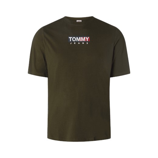 T-shirt męski Tommy Jeans z krótkim rękawem zielony 