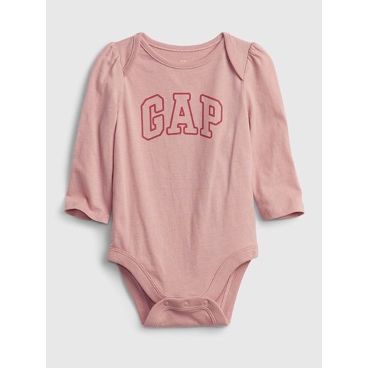 GAP Logo Body dziecięce Różowy Gap 0-3 miesięcy okazja BIBLOO