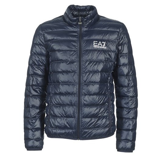 EMPORIO ARMANI EA7 włoska kurtka pikowna NIGHT BLUE L promocyjna cena EITALIA