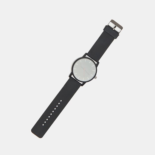 Sinsay - Zegarek z silikonowym paskiem - Czarny Sinsay Jeden rozmiar Sinsay