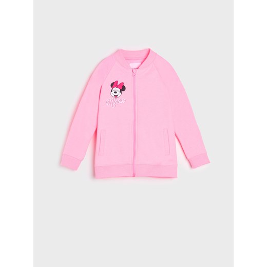 Sinsay - Bluza bomberka Myszka Minnie - Różowy Sinsay 134 Sinsay