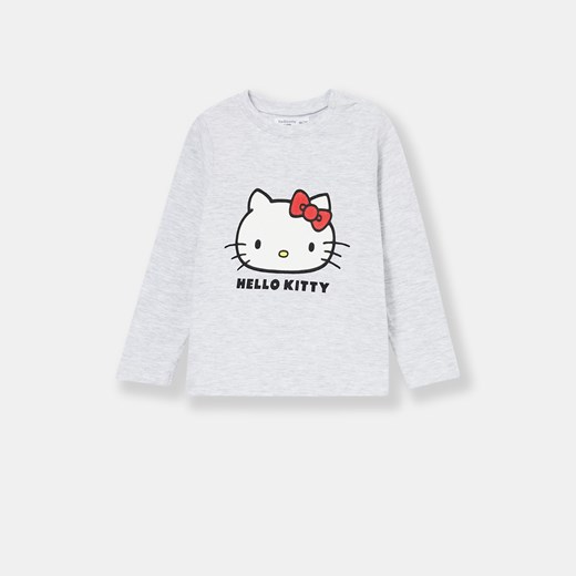 Sinsay - Koszulka niemowlęca Hello Kitty - Jasny szary Sinsay 74 Sinsay