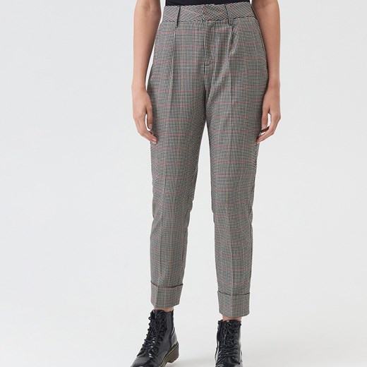 Sinsay - Spodnie chino - Wielobarwny Sinsay S wyprzedaż Sinsay