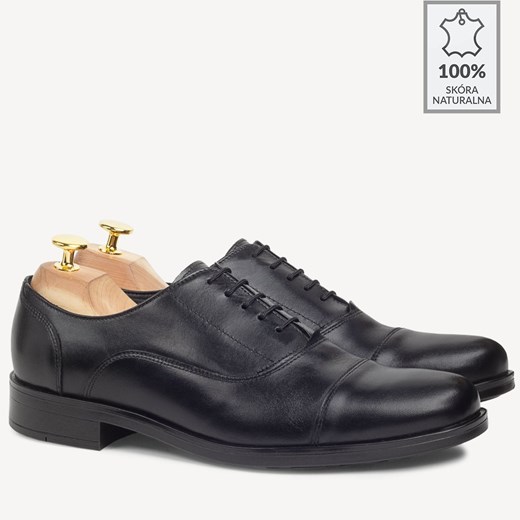 Skórzane męskie buty wizytowe Roman czarne?p=new28102021 Brilu 44 promocyjna cena brilu.pl