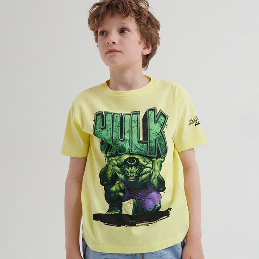 Reserved - T-shirt Hulk - Zielony Reserved 170 promocyjna cena Reserved